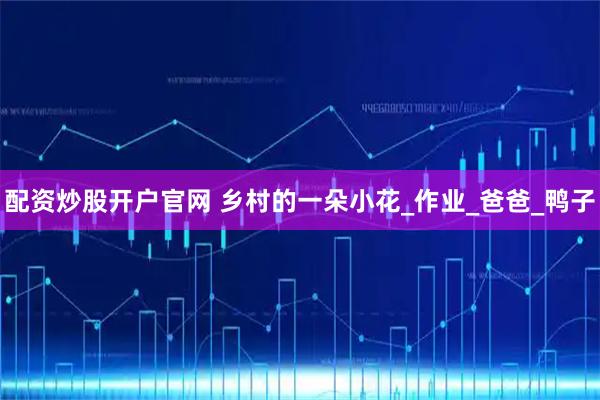 配资炒股开户官网 乡村的一朵小花_作业_爸爸_鸭子